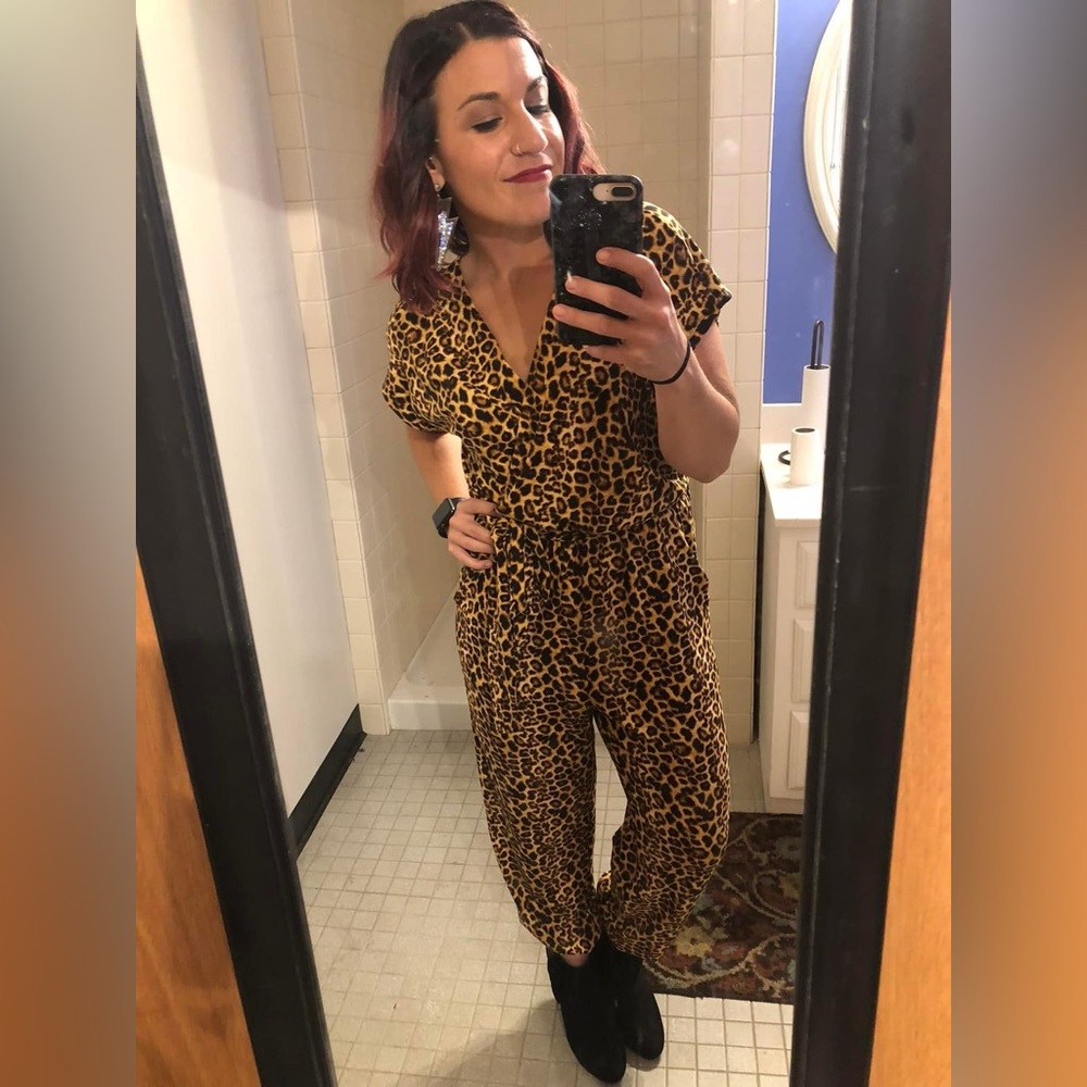 Dressed in LALA - Leopard Jumpsuit